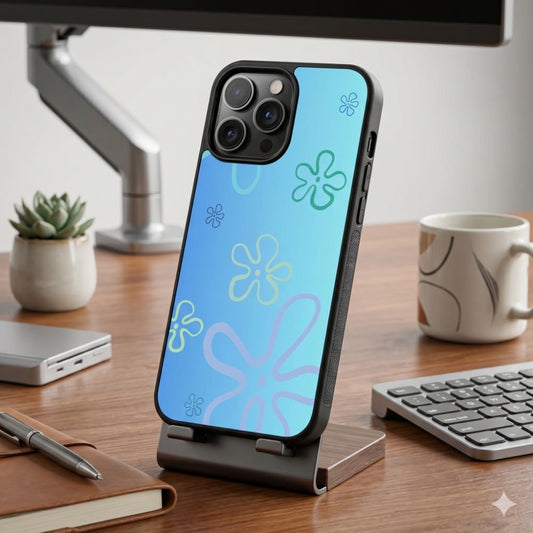 Flower Sky Aesthetic Protective Case Compatible with iPhone, Samsung & Google Pixel FX0246