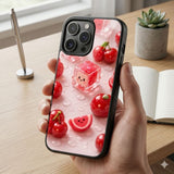 Cherry Jelly Desserts Protective Case Compatible with iPhone, Samsung & Google Pixel FX0252
