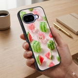 Watermelon Slices Protective Case Compatible with iPhone, Samsung & Google Pixel FX0253