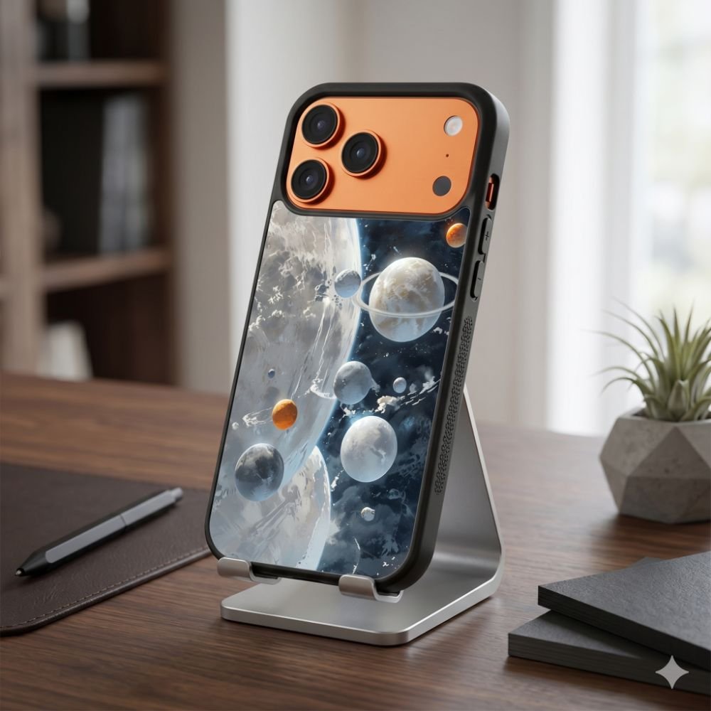 Space Art Protective Case Compatible with iPhone, Samsung & Google Pixel FX0254