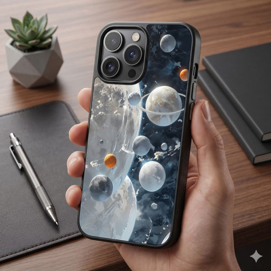 Space Art Protective Case Compatible with iPhone, Samsung & Google Pixel FX0254