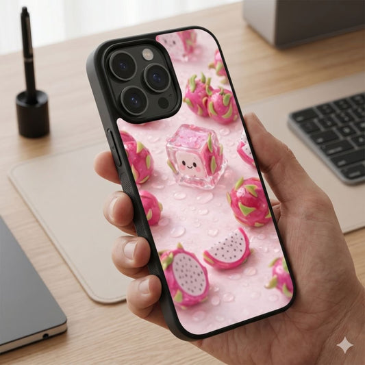 Dragon Fruit Slices Protective Case Compatible with iPhone, Samsung & Google Pixel FX0256