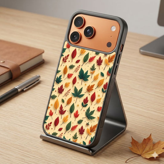 Autumn Leaves Pattern Protective Case Compatible with iPhone, Samsung & Google Pixel FX0260