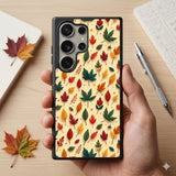 Autumn Leaves Pattern Protective Case Compatible with iPhone, Samsung & Google Pixel FX0260