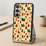 Autumn Leaves Pattern Protective Case Compatible with iPhone, Samsung & Google Pixel FX0260