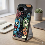 Doodle Style Artwork Protective Case Compatible with iPhone, Samsung & Google Pixel FX0262