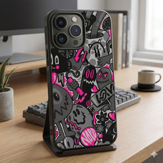 Moldy Neon Style Protective Case Compatible with iPhone, Samsung & Google Pixel FX0263
