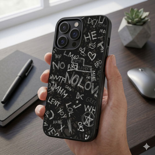 Darkcore Aesthetic Wallpaper Protective Case Compatible with iPhone, Samsung & Google Pixel FX0266