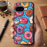 Donuts With Various Colored Sprinkles Protective Case Compatible with iPhone, Samsung & Google Pixel FX0267
