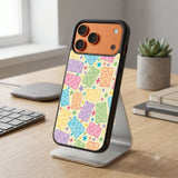 Bear Pattern Wallpaper Protective Case Compatible with iPhone, Samsung & Google Pixel FX0278