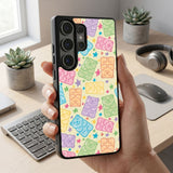 Bear Pattern Wallpaper Protective Case Compatible with iPhone, Samsung & Google Pixel FX0278