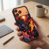 Abstract Digital Illustration Protective Case Compatible with iPhone, Samsung & Google Pixel FX0280
