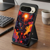 Abstract Digital Illustration Protective Case Compatible with iPhone, Samsung & Google Pixel FX0280