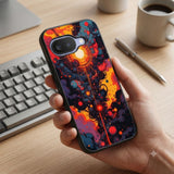 Abstract Digital Illustration Protective Case Compatible with iPhone, Samsung & Google Pixel FX0280