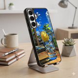 Iced Drink With A Lemon Slice Protective Case Compatible with iPhone, Samsung & Google Pixel FX0285