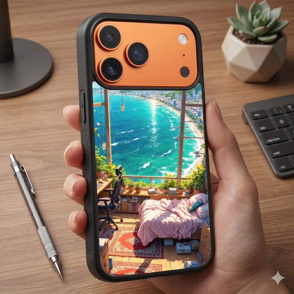The Ocean View Protective Case Compatible with iPhone, Samsung & Google Pixel FX0286