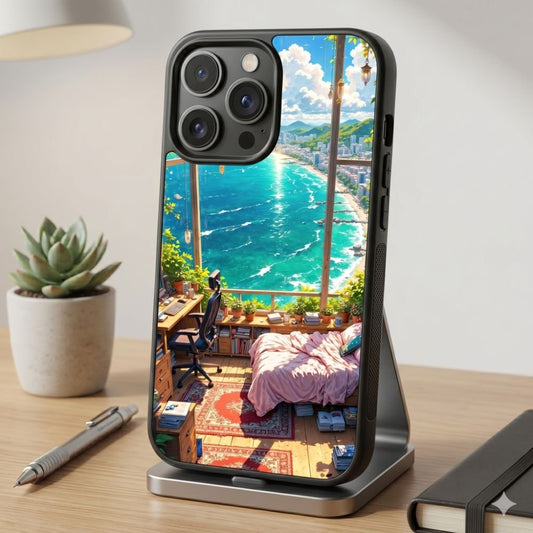 The Ocean View Protective Case Compatible with iPhone, Samsung & Google Pixel FX0286