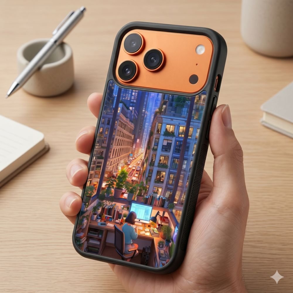 Cozy Late Night Protective Case Compatible with iPhone, Samsung & Google Pixel FX0290