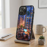 Cozy Late Night Protective Case Compatible with iPhone, Samsung & Google Pixel FX0290
