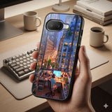 Cozy Late Night Protective Case Compatible with iPhone, Samsung & Google Pixel FX0290