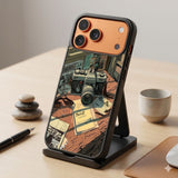 Vintage Camera Resting Protective Case Compatible with iPhone, Samsung & Google Pixel FX0294