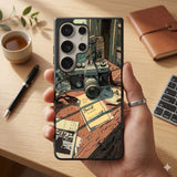 Vintage Camera Resting Protective Case Compatible with iPhone, Samsung & Google Pixel FX0294