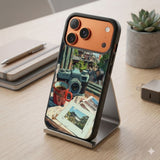 Japanese Town Street Scene Protective Case Compatible with iPhone, Samsung & Google Pixel FX0295