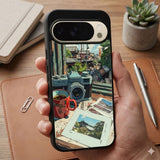 Japanese Town Street Scene Protective Case Compatible with iPhone, Samsung & Google Pixel FX0295