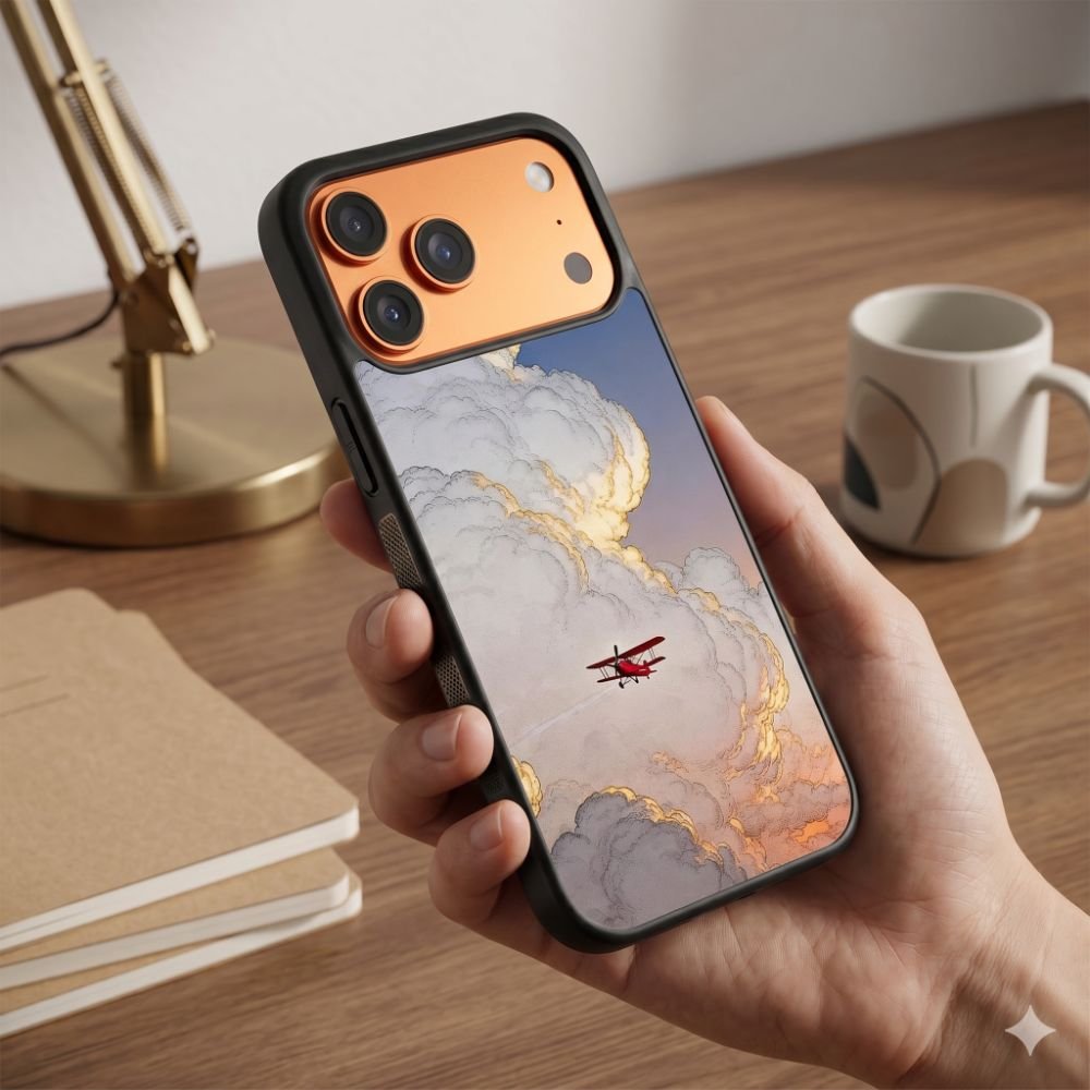 Porco Rosso Protective Case Compatible with iPhone, Samsung & Google Pixel FX0299