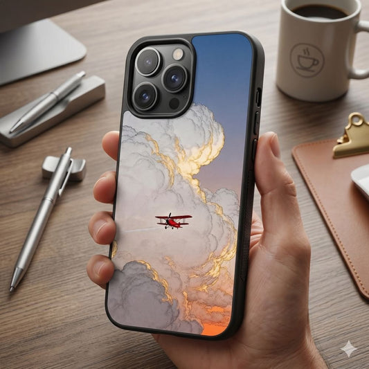 Porco Rosso Protective Case Compatible with iPhone, Samsung & Google Pixel FX0299