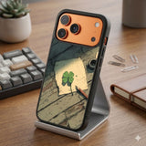 Paper Upon A Wooden Surface Protective Case Compatible with iPhone, Samsung & Google Pixel FX0300