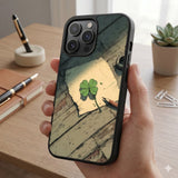 Paper Upon A Wooden Surface Protective Case Compatible with iPhone, Samsung & Google Pixel FX0300