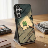 Paper Upon A Wooden Surface Protective Case Compatible with iPhone, Samsung & Google Pixel FX0300