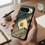 Paper Upon A Wooden Surface Protective Case Compatible with iPhone, Samsung & Google Pixel FX0300