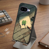 Paper Upon A Wooden Surface Protective Case Compatible with iPhone, Samsung & Google Pixel FX0300