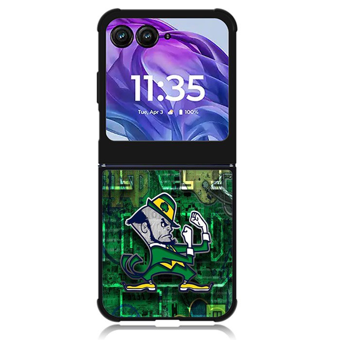 notre dame fighting irish 3rd Motorola Moto Razr 2024 , Moto Razr 50 Case