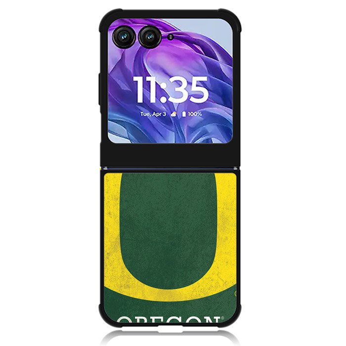Oregon Ducks Logo 3rd Motorola Moto Razr 2024 , Moto Razr 50 Case