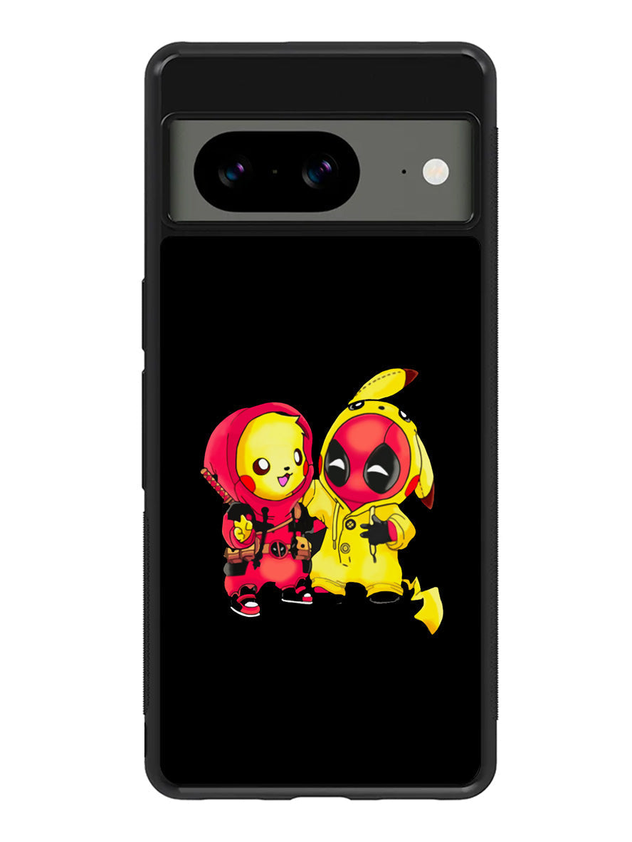 Pikachu Pokemon And Deadpool Google Pixel 8a Case
