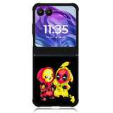 Pikachu Pokemon And Deadpool Motorola Moto Razr 2024 , Moto Razr 50 Case