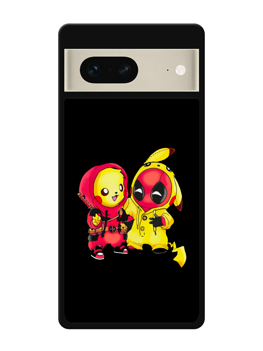 Pikachu Pokemon And Deadpool Google Pixel 7 Case