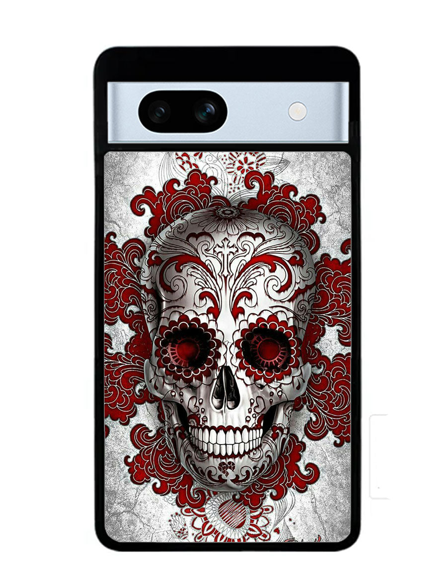 sugar skull tattoo Google Pixel 7A Case