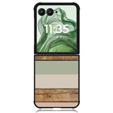 Modern Wooden Stripes X00054 Motorola Moto Razr+ Plus 2024/2025 Case, Motorola Razr 50 Ultra/50s Ultra Case