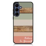 Modern Wooden Stripes X00054 Samsung Galaxy S25 FE Case