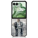 Cristiano Ronaldo Juventus X00103 Motorola Moto Razr+ Plus 2024/2025 Case, Motorola Razr 50 Ultra/50s Ultra Case