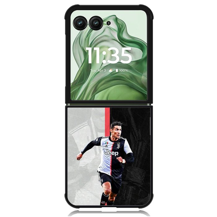 cr7 Juventus X00101 Motorola Moto Razr+ Plus 2024/2025 Case, Motorola Razr 50 Ultra/50s Ultra Case