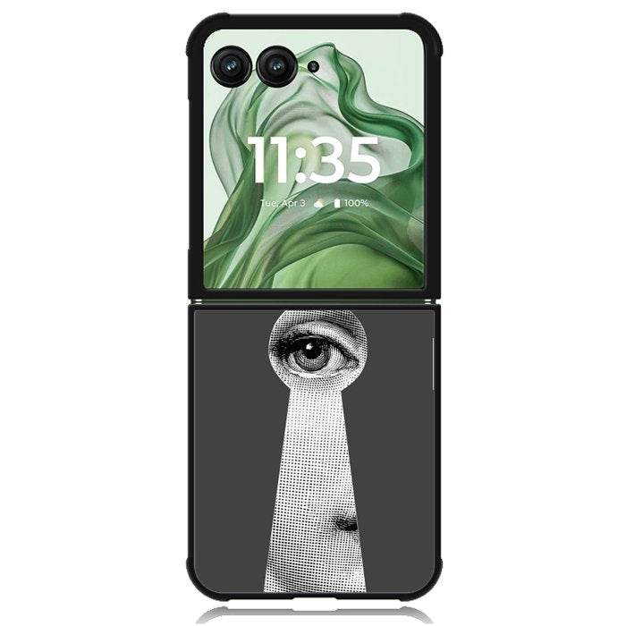 fornasetti eye X00100 Motorola Moto Razr+ Plus 2024/2025 Case, Motorola Razr 50 Ultra/50s Ultra Case