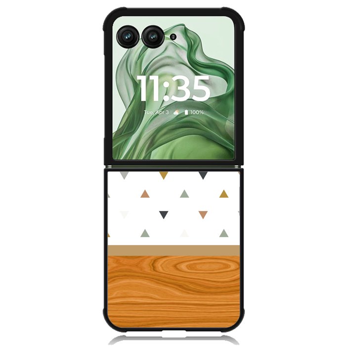 Unique Wood Pattern X00114 Motorola Moto Razr+ Plus 2024/2025 Case, Motorola Razr 50 Ultra/50s Ultra Case
