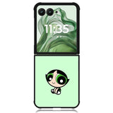 powerpuff girls buttercup X00163 Motorola Moto Razr+ Plus 2024/2025 Case, Motorola Razr 50 Ultra/50s Ultra Case