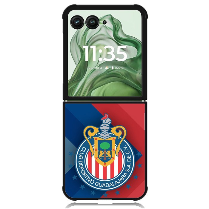 Chivas Guadalajara X00160 Motorola Moto Razr+ Plus 2024/2025 Case, Motorola Razr 50 Ultra/50s Ultra Case