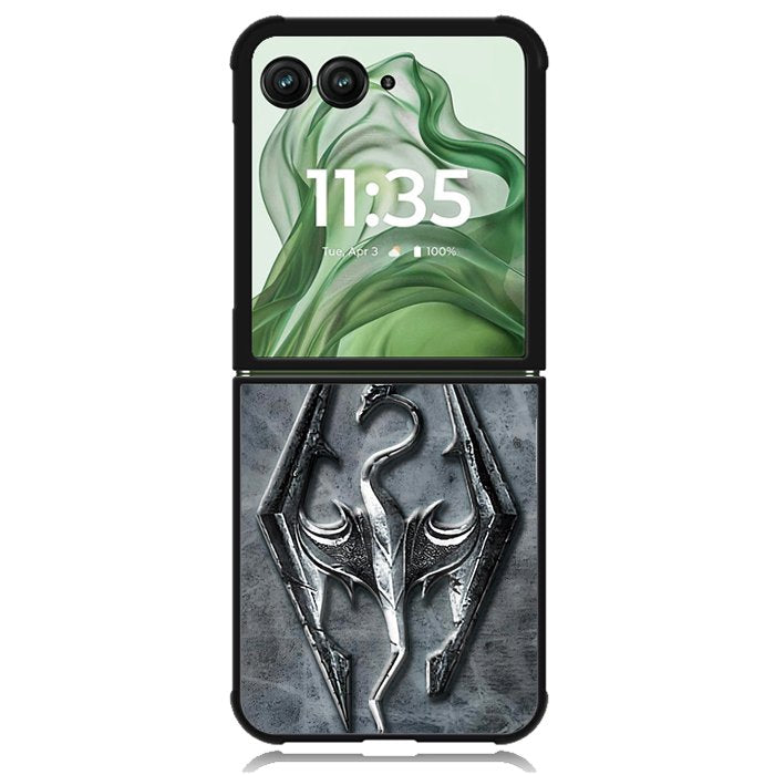 Skyrim The Elder Scrolls X00155 Motorola Moto Razr+ Plus 2024/2025 Case, Motorola Razr 50 Ultra/50s Ultra Case